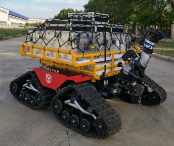 可随行运输灭火机械人